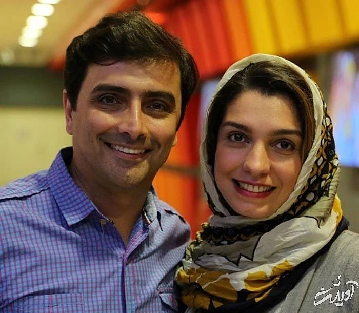 ازدواج امین زندگانی با الیکا عبدالرزاقی امین زندگانی و همسرش